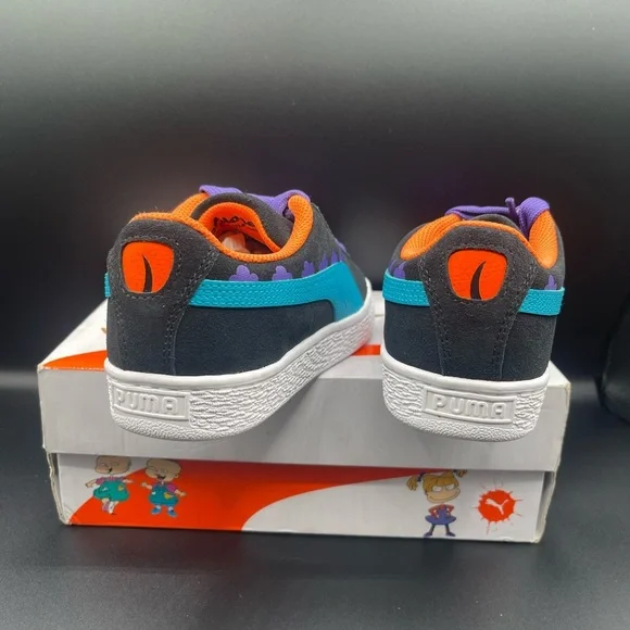 Puma Sneakers in Black with Purple and Blue - Picture 4 of 8